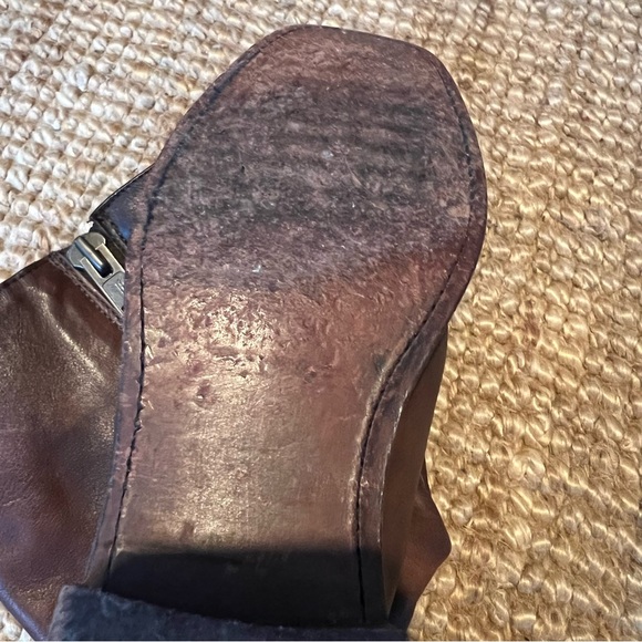 Frye Brown Leather Heath Boots - Picture 9 of 15